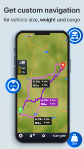 اسکرین شات برنامه Sygic GPS Truck & Caravan 2