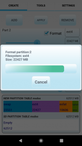 اسکرین شات 5 برنامه Android Partition Tool