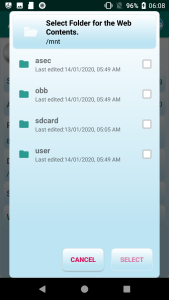 اسکرین شات 3 برنامه AWebServer Http Apache PHP Sql