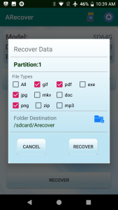اسکرین شات برنامه ARecover recover deleted photo 3