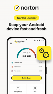اسکرین شات 1 برنامه Norton Cleaner – Junk removal