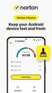 اسکرین شات 1 برنامه Norton Cleaner – Junk removal