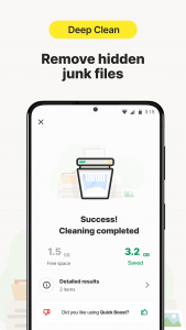 اسکرین شات 2 برنامه Norton Cleaner – Junk removal