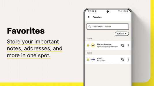 اسکرین شات 8 برنامه Norton Password Manager