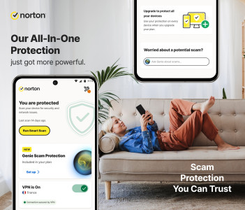 اسکرین شات 1 برنامه Norton360 Virus Scanner & VPN