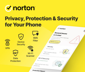 اسکرین شات 1 برنامه Norton360: Virus Scanner & VPN
