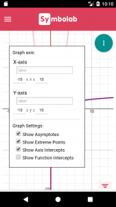 اسکرین شات برنامه Symbolab Graphing Calculator 4