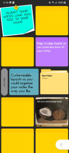 اسکرین شات 4 برنامه WeeNote Notes and Widget