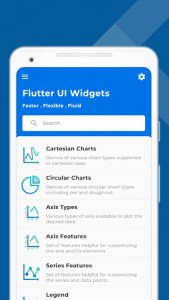 اسکرین شات برنامه Syncfusion Flutter UI Widgets 1
