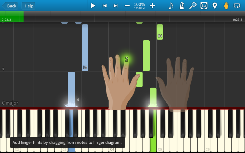 اسکرین شات برنامه Synthesia 3