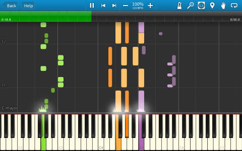 اسکرین شات برنامه Synthesia 5