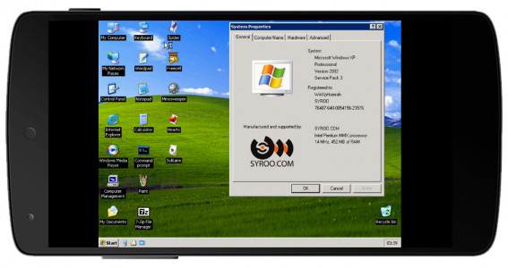 اسکرین شات برنامه ویندوز اکس پی همراه | واقعی | سریع 3