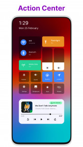 اسکرین شات برنامه Launcher for iOS 17 Style 2