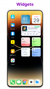 اسکرین شات برنامه Launcher for iOS 17 Style 6