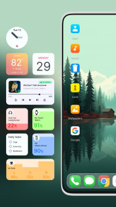اسکرین شات 2 برنامه OS Style Launcher