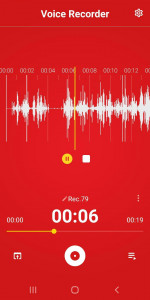 اسکرین شات برنامه Voice Recorder 4