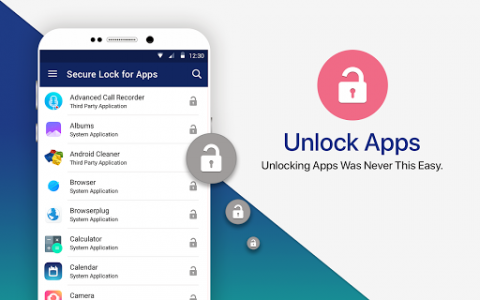 اسکرین شات برنامه Secure Lock for Apps -  Protect your Privacy 8