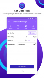 اسکرین شات برنامه Check Internet Data Usage 4
