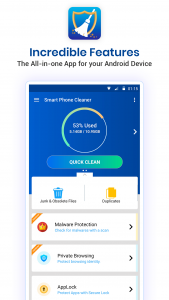 اسکرین شات برنامه Smart Phone Cleaner 1