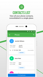 اسکرین شات برنامه Duplicate Contacts Fixer 3