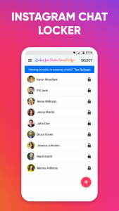 اسکرین شات برنامه Locker for Insta Social App 1