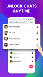 اسکرین شات 4 برنامه Instant Locker to Instant Chat