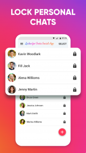 اسکرین شات برنامه Locker for Insta Social App 3