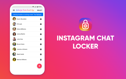 اسکرین شات برنامه Locker for Insta Social App 1