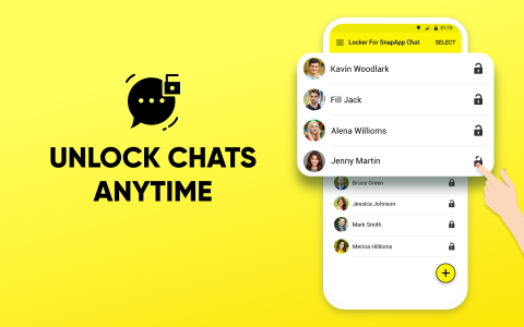 اسکرین شات برنامه Locker For SnapApp Chat 3