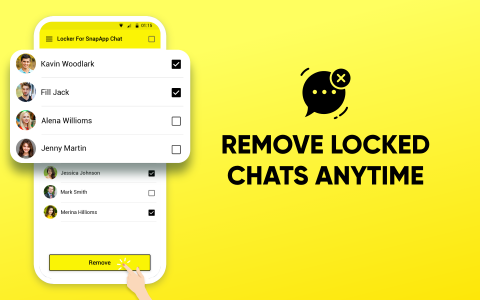 اسکرین شات برنامه Locker For SnapApp Chat 4