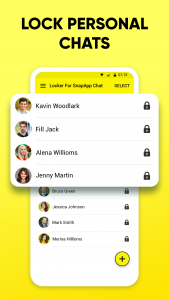 اسکرین شات برنامه Locker For SnapApp Chat 2