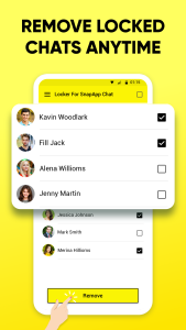 اسکرین شات 4 برنامه Locker For SnapApp Chat