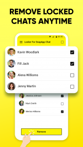 اسکرین شات برنامه Locker For SnapApp Chat 4