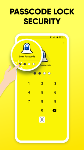 اسکرین شات 5 برنامه Locker For SnapApp Chat