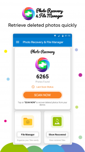 اسکرین شات 1 برنامه Photo Recovery & File Manager