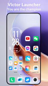 اسکرین شات 1 برنامه Victor Launcher