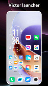 اسکرین شات 1 برنامه Victor Launcher
