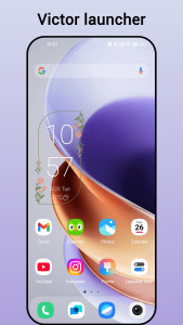 اسکرین شات 1 برنامه Victor Launcher - win launcher