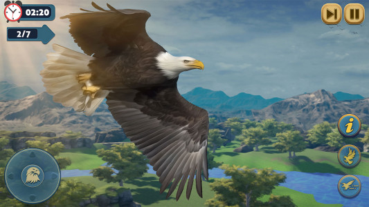 اسکرین شات 2 بازی Flying Bird Eagle Simulator 3D