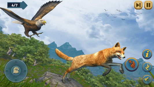 اسکرین شات 3 بازی Flying Bird Eagle Simulator 3D