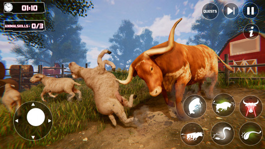 اسکرین شات بازی Scary Cow Simulator Rampage 1