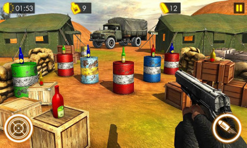اسکرین شات بازی Gun Bottle Shooting Expert 3D 4