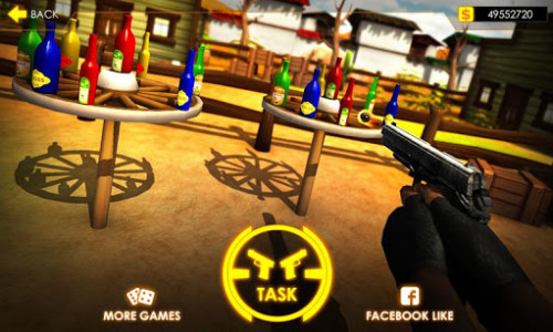 اسکرین شات بازی Gun Bottle Shooting Expert 3D 1