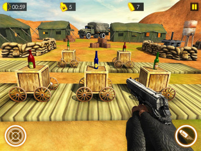اسکرین شات بازی Gun Bottle Shooting Expert 3D 7