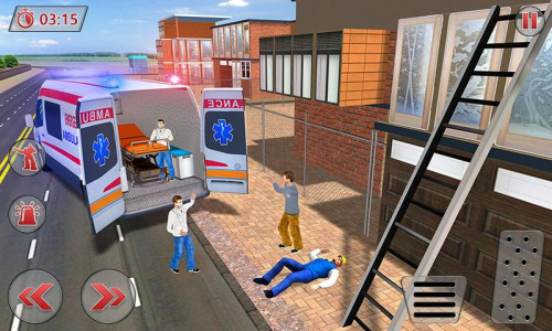 اسکرین شات بازی Ambulance Robot City Rescue 3