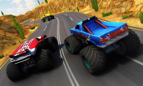 اسکرین شات بازی Monster Truck Racing 3