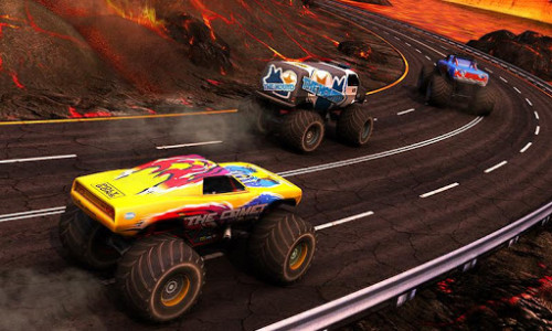 اسکرین شات بازی Monster Truck Racing 4