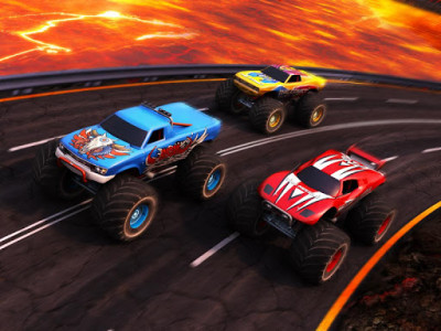 اسکرین شات بازی Monster Truck Racing 7