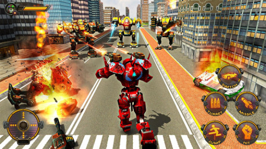 اسکرین شات بازی Robot Car War Transform Fight 6
