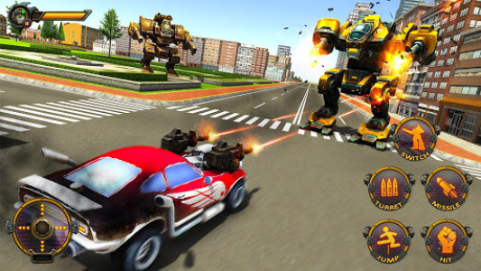 اسکرین شات بازی Robot Car War Transform Fight 7
